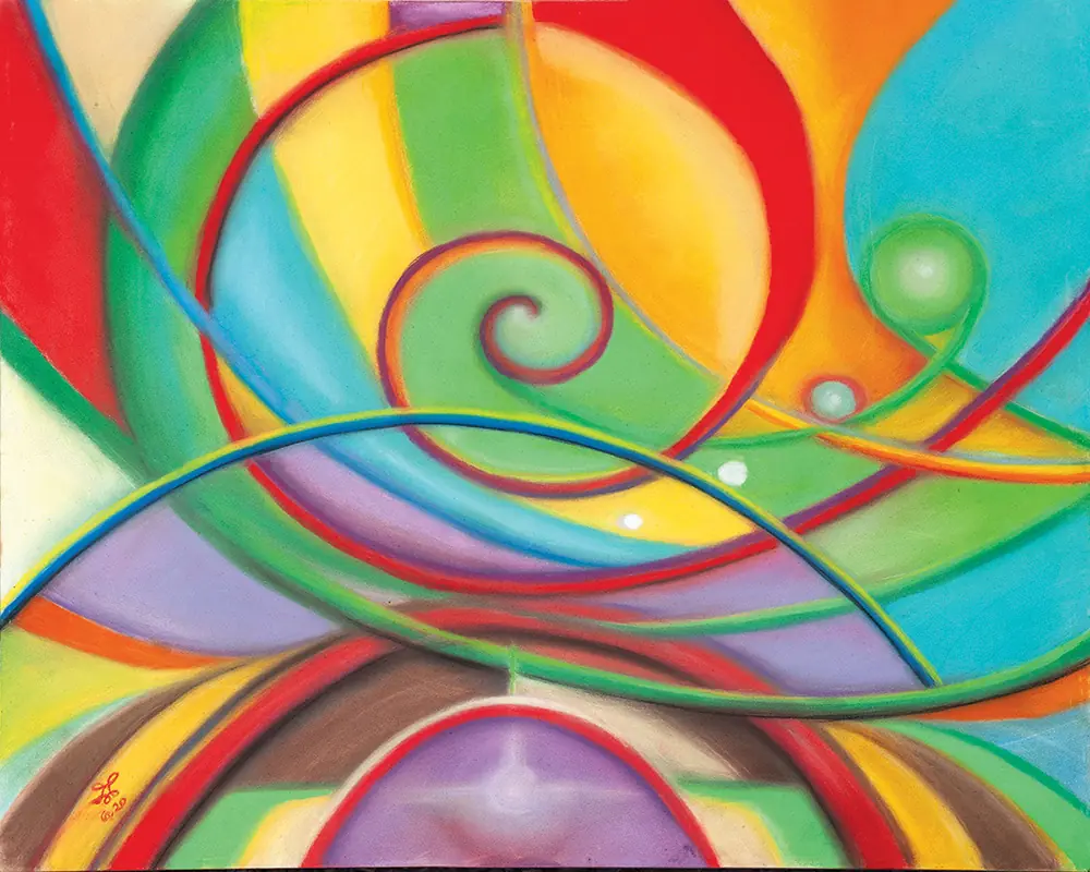 Release Control, abstract, colorful movement