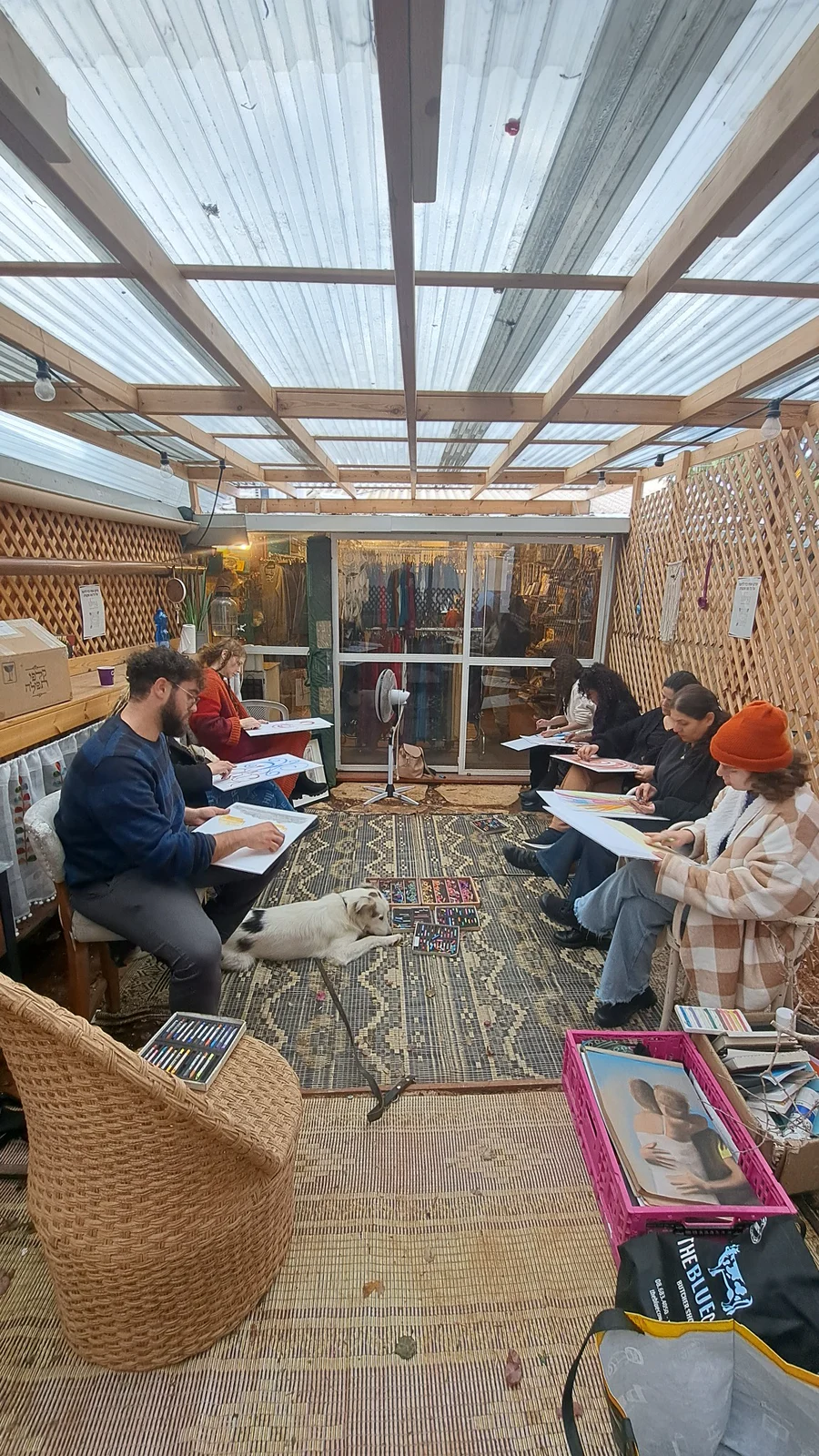 Participants in the process-based art track
